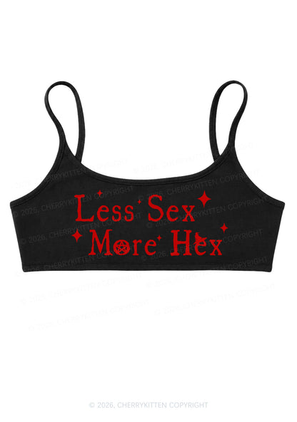 Less Sx More Hex Y2K Super Crop Cami Cherrykitten