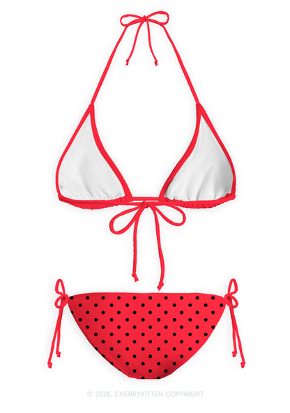 Goth Slxt Y2K Print Bikini Set Cherrykitten