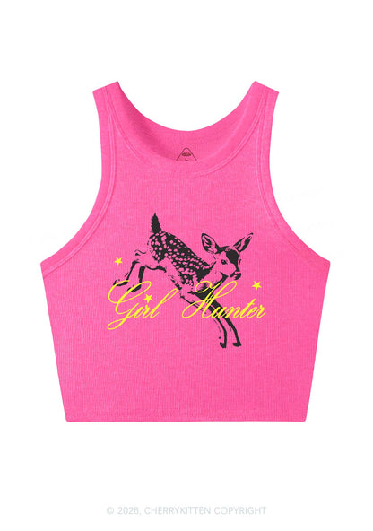 Girl Hunter Deer Pride Y2K Crop Tank Top Cherrykitten