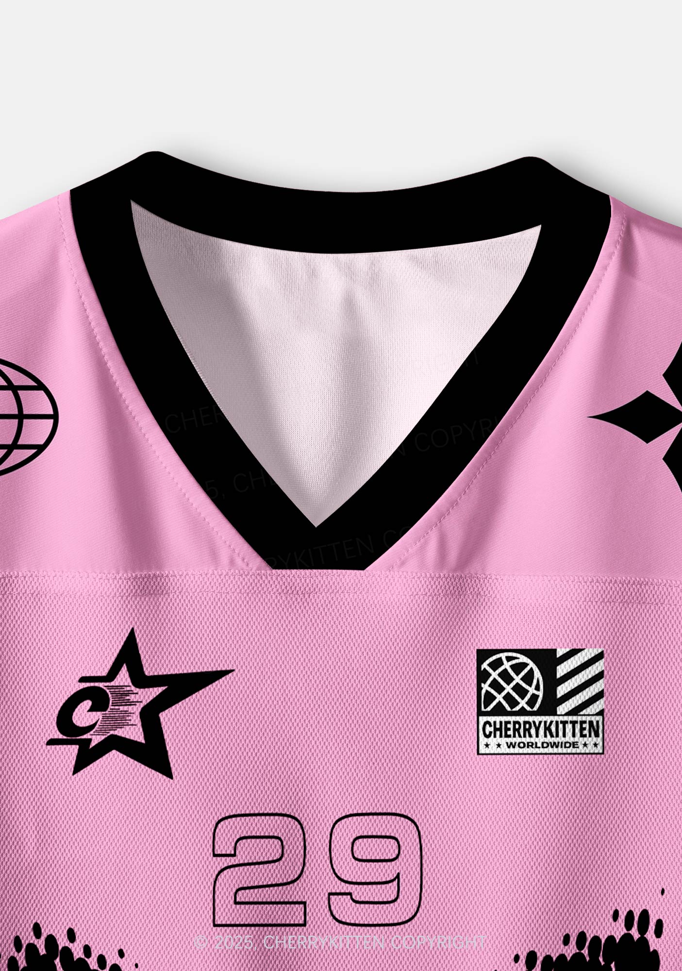 Custom Cxxt Code Y2K Crop Sport Jersey Shirts Cherrykitten