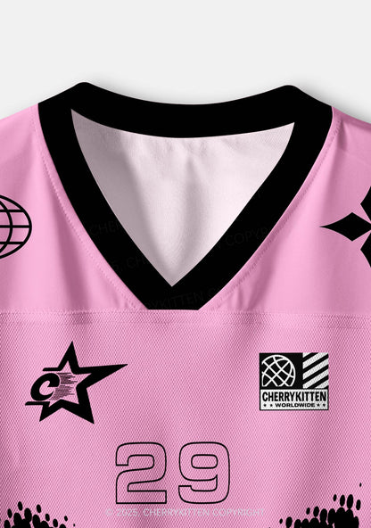 Custom Cxxt Code Y2K Crop Sport Jersey Shirts Cherrykitten