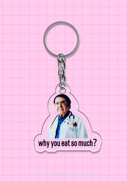 Why You Eat So Much 1Pc Y2K Keychain Cherrykitten