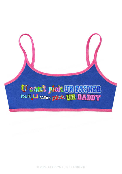 Pick Ur Daddy Y2K Super Crop Cami Cherrykitten