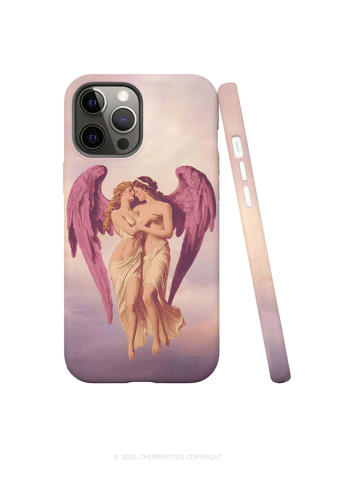Angel Lesbians Pride Y2K Phone Case Cherrykitten