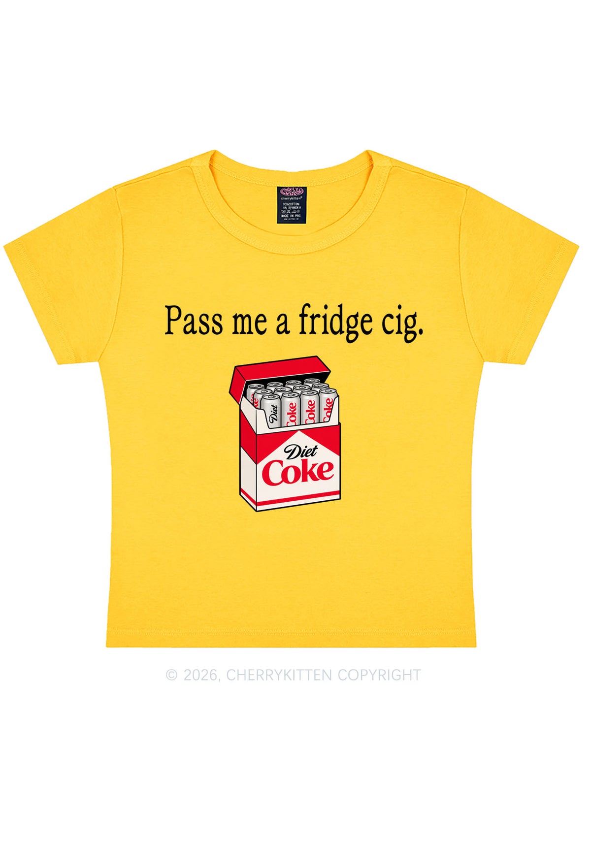 Pass Me Fridge Cig Y2K Baby Tee Cherrykitten