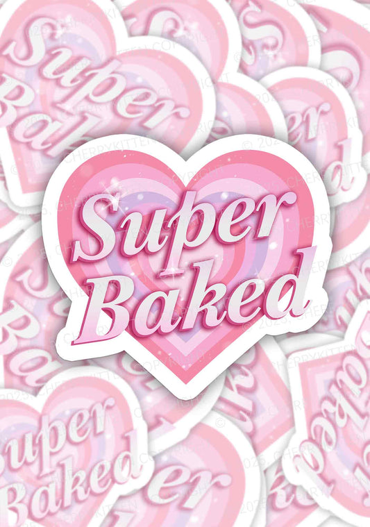 Super Baked 1Pc Y2K Sticker Cherrykitten