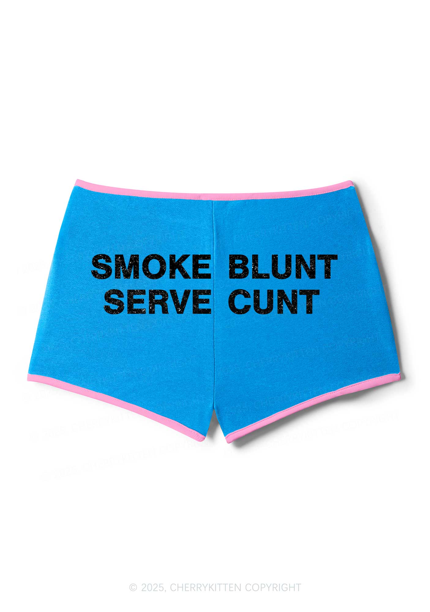 Smoke Blunt Y2K Booty Shorts Cherrykitten