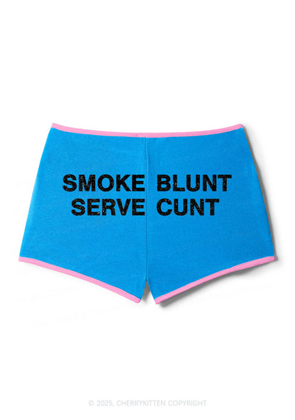 Smoke Blunt Y2K Booty Shorts Cherrykitten