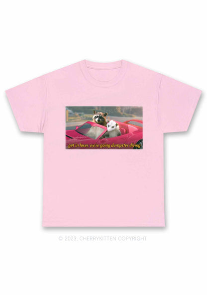 Get In Loser Y2K Chunky Shirt Cherrykitten