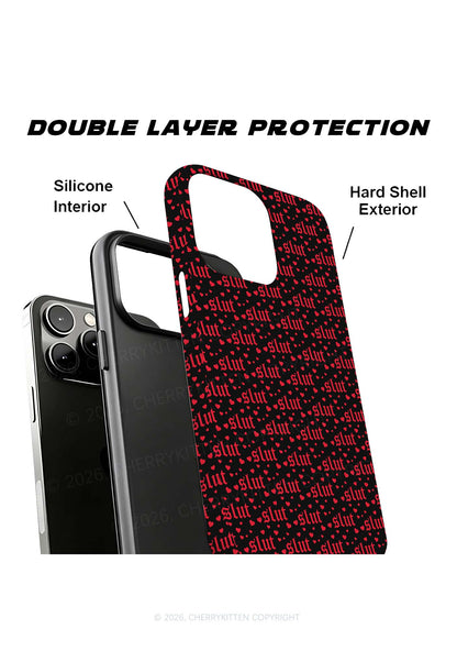 Black Slxt Y2K Phone Case Cherrykitten