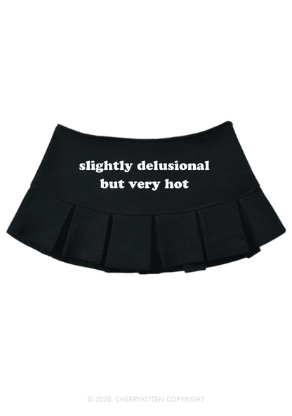 Slightly Delusional But Very Hot Y2K Mini Pleated Skirts Cherrykitten