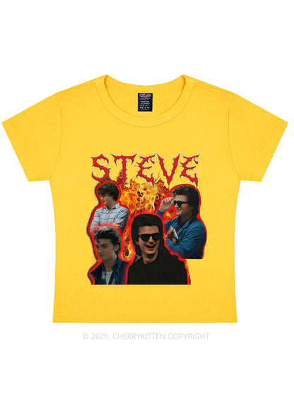 SH Flame Vibe Y2K Baby Tee Cherrykitten