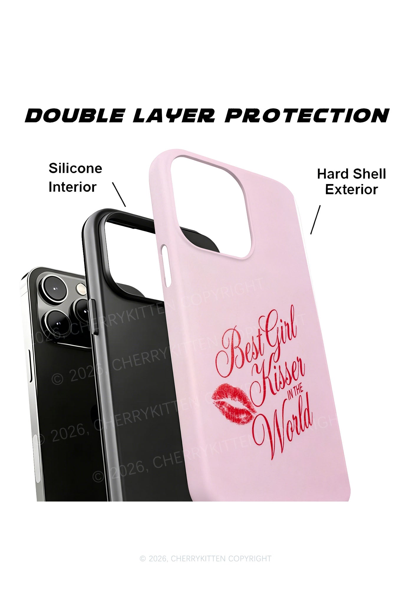 Best Girl Kisser Pride Y2K Phone Case Cherrykitten
