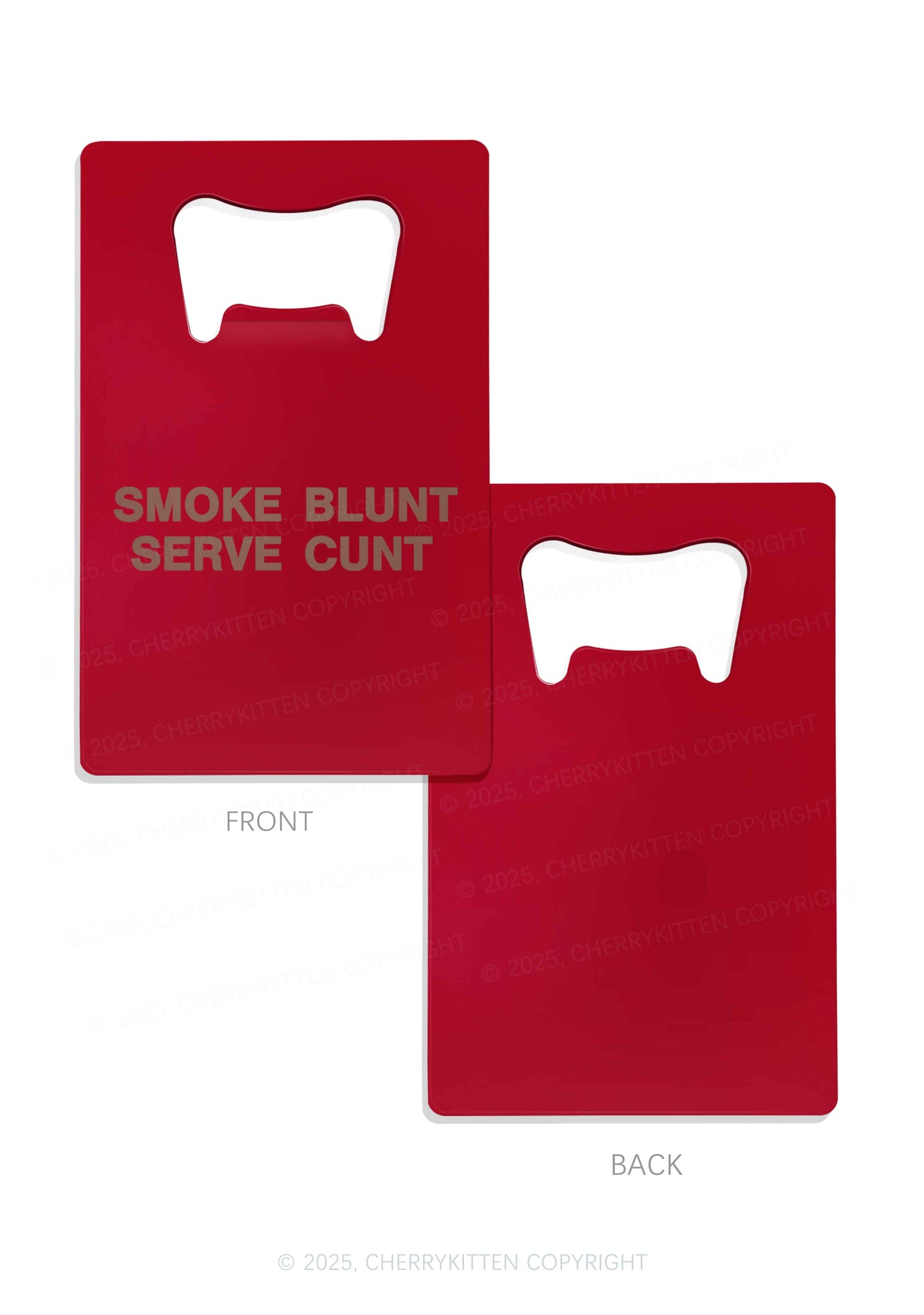 Smoke Blunt Y2K Credit Card Bottle Openers Cherrykitten