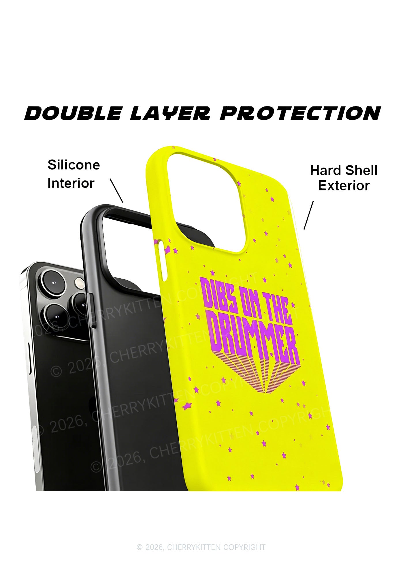 Dibs On The Drummer Y2K Phone Case Cherrykitten