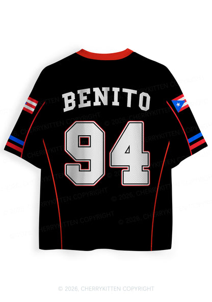 Black Team Bunny Y2K Sport Jersey Shirts Cherrykitten