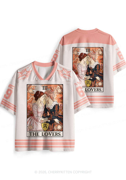 Victorian Rose Lesbian Pride Y2K Sport Jersey Shirts Cherrykitten
