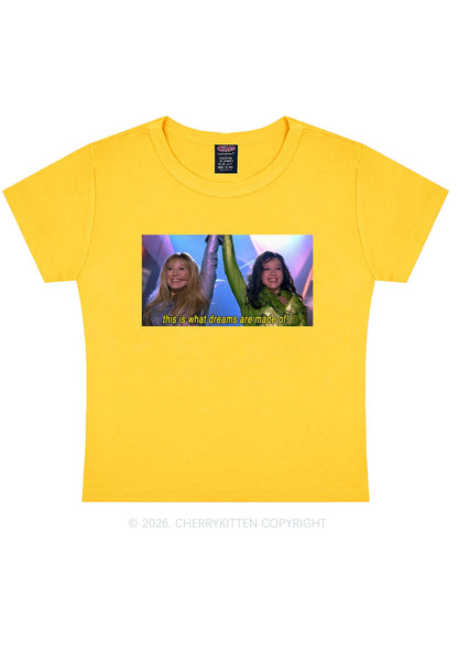 This Is What Dreams Are Y2K Baby Tee Cherrykitten