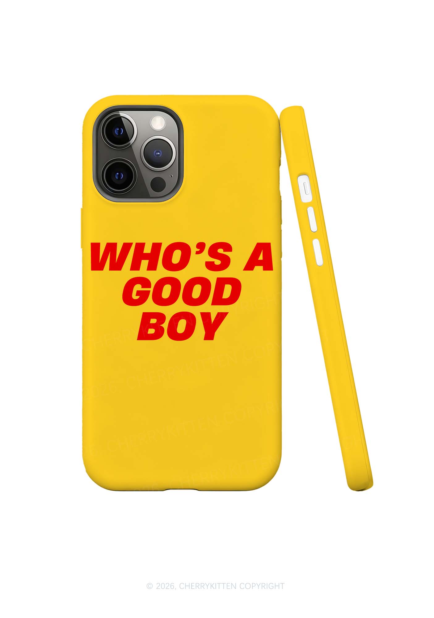 Whos A Good Boy Y2K Phone Case Cherrykitten