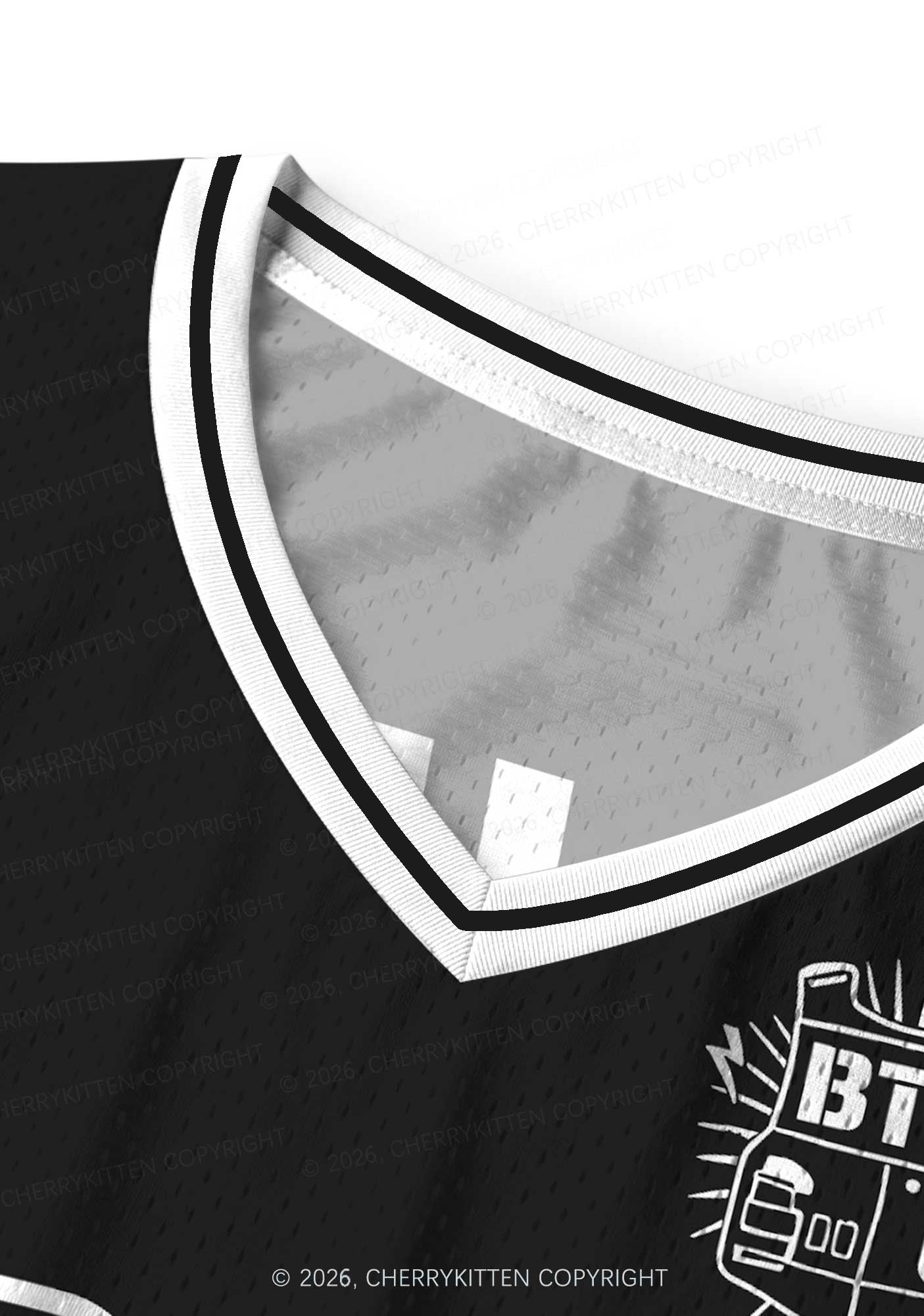 Black Kpop Members Y2K Sport Jersey Tank Cherrykitten