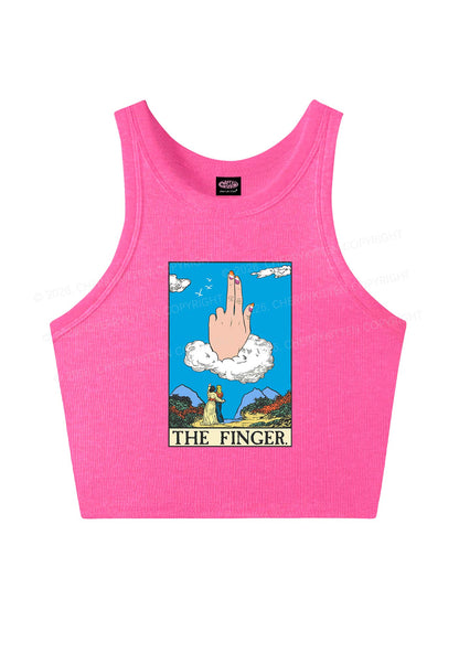 The Lesbians Finger Pride Y2K Crop Tank Top Cherrykitten