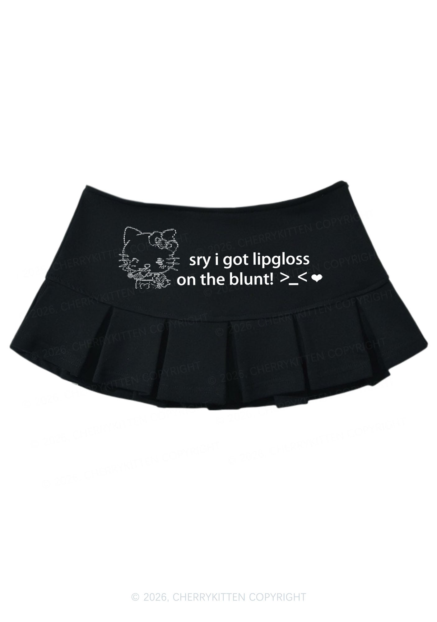 Sorry About Lipgloss Y2K Mini Pleated Skirts Cherrykitten