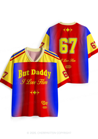 But Daddy I Love Him Pride Y2K Sport Jersey Shirts Cherrykitten