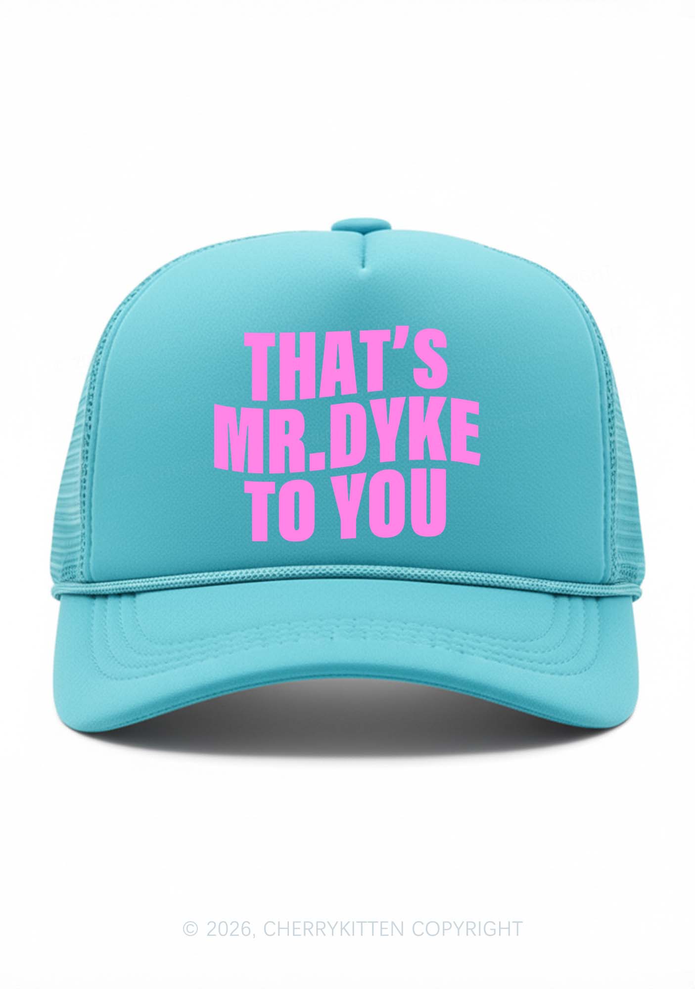 Thats Mr Dyke Pride Y2K Trucker Hat Cherrykitten