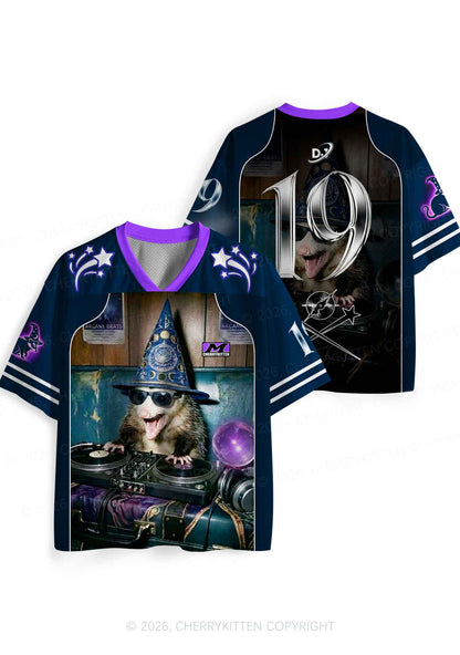 Wizard Opossum DJ Y2K Sport Jersey Shirts Cherrykitten