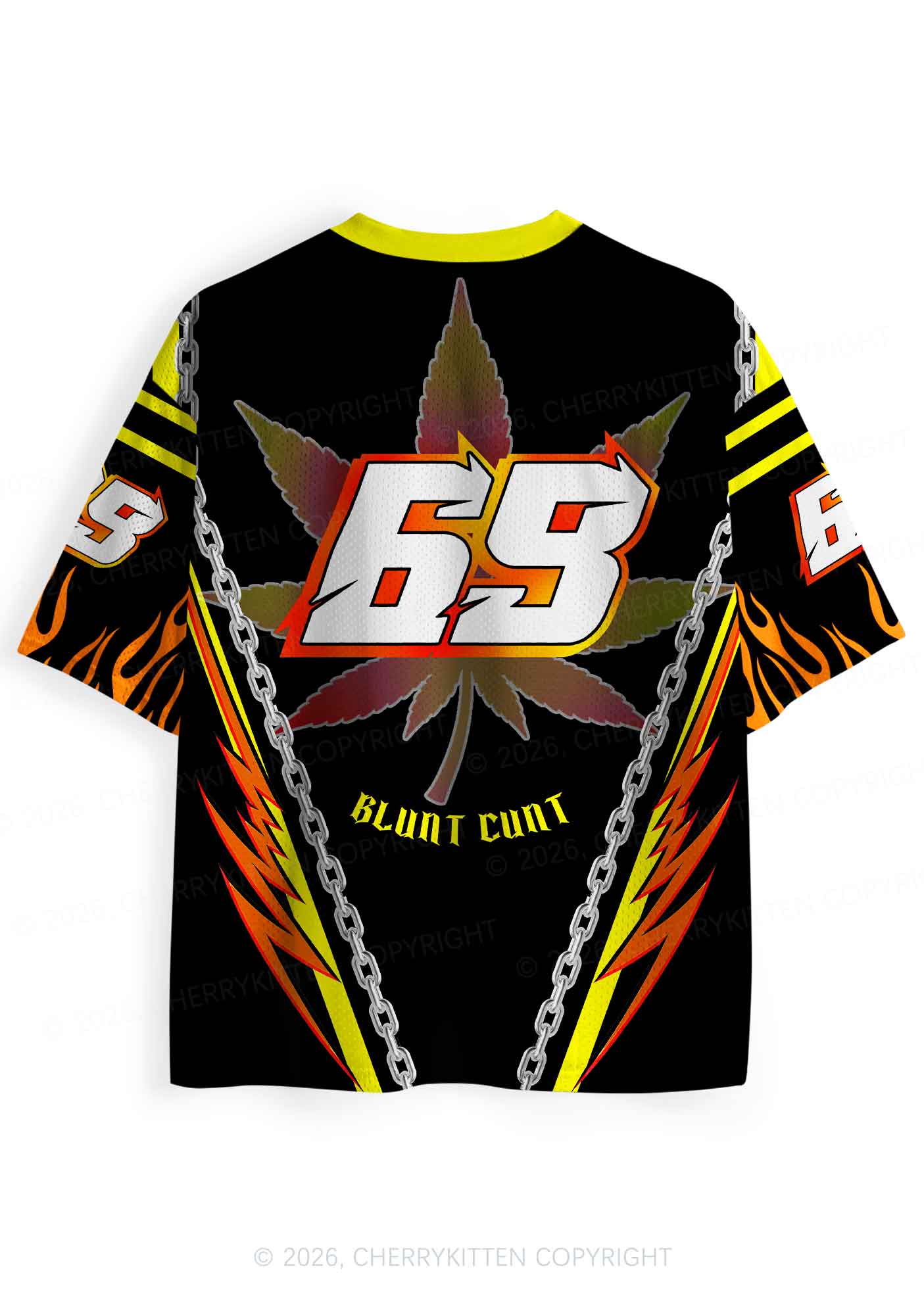 Flame Kxxamine Y2K Sport Jersey Shirts Cherrykitten