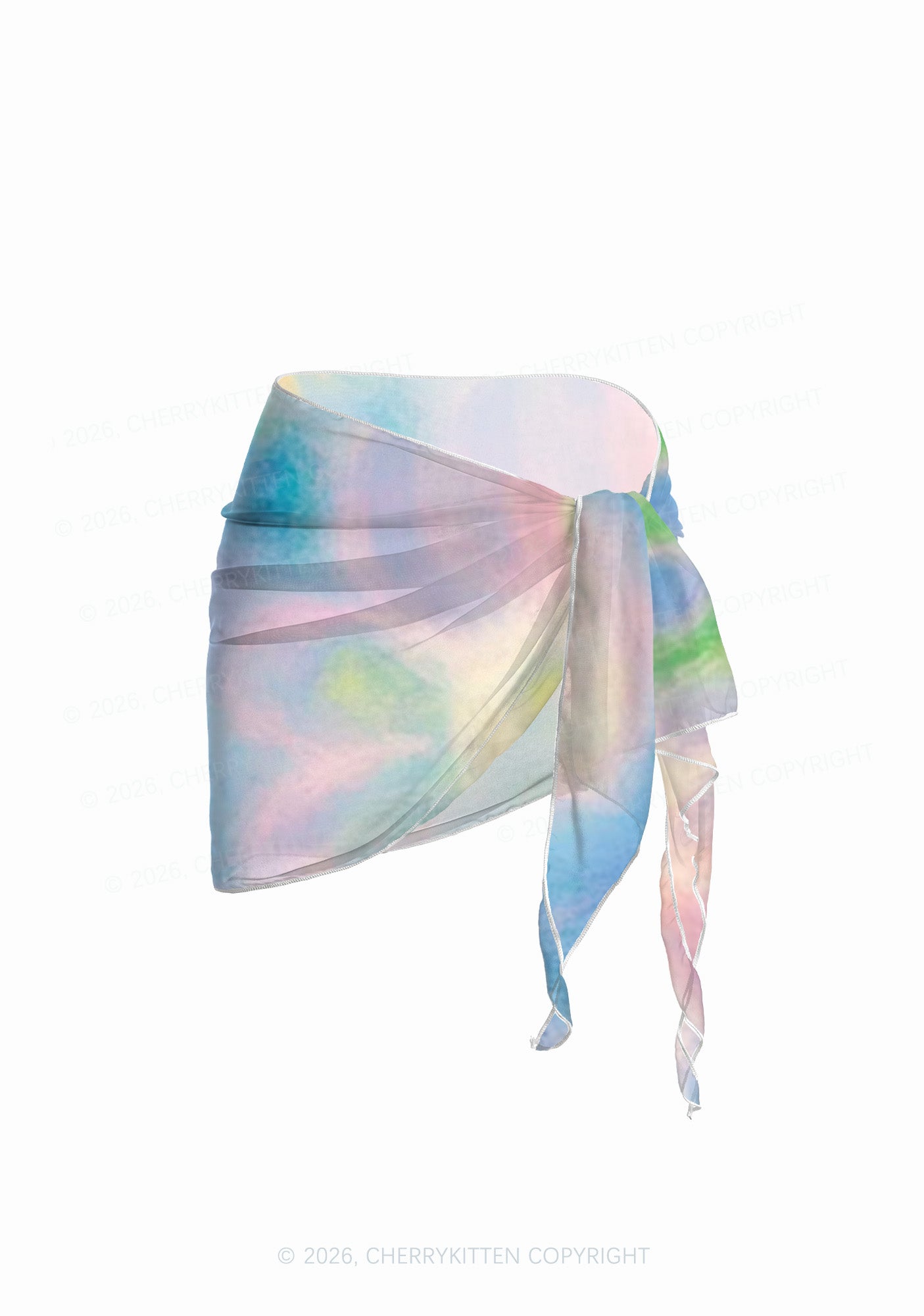 Flower Art Y2K Print Bikini Set Cherrykitten