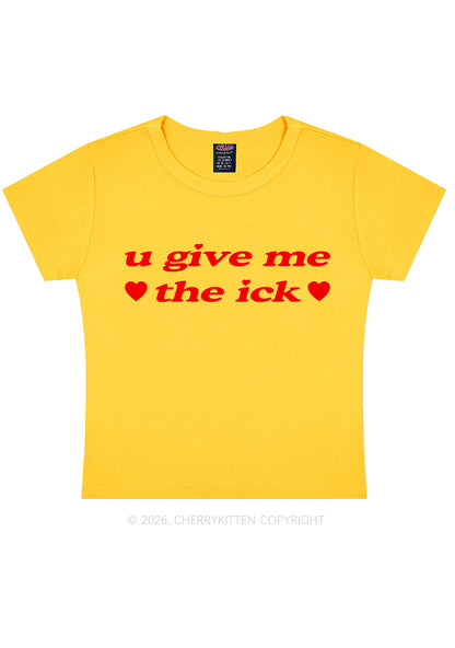 Give Me Ick Y2K Baby Tee Cherrykitten
