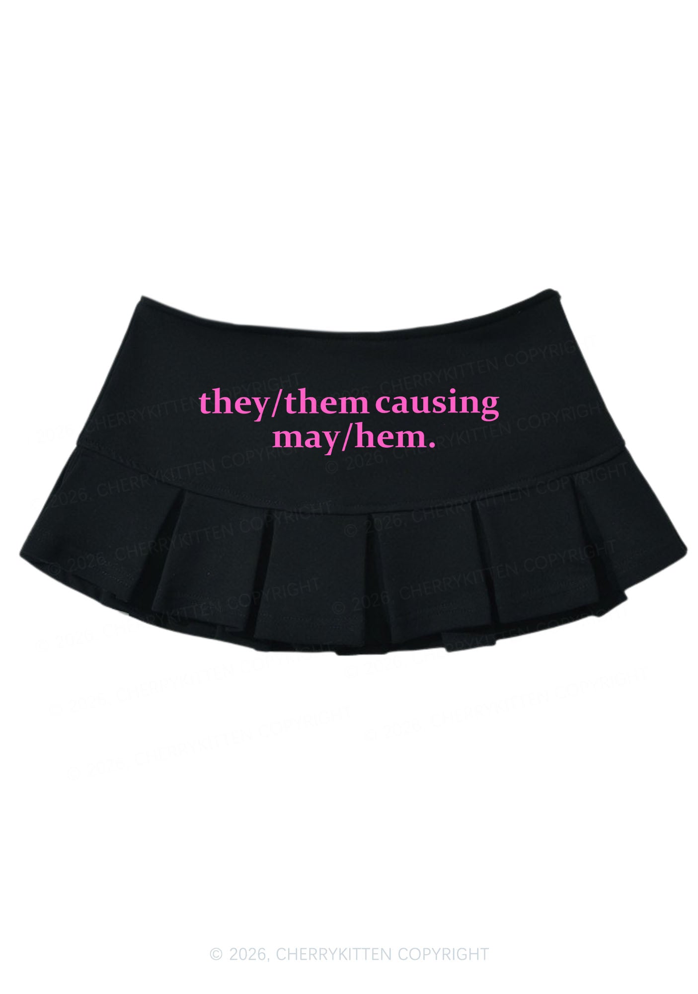 They Causing May Pride Y2K Mini Pleated Skirts Cherrykitten