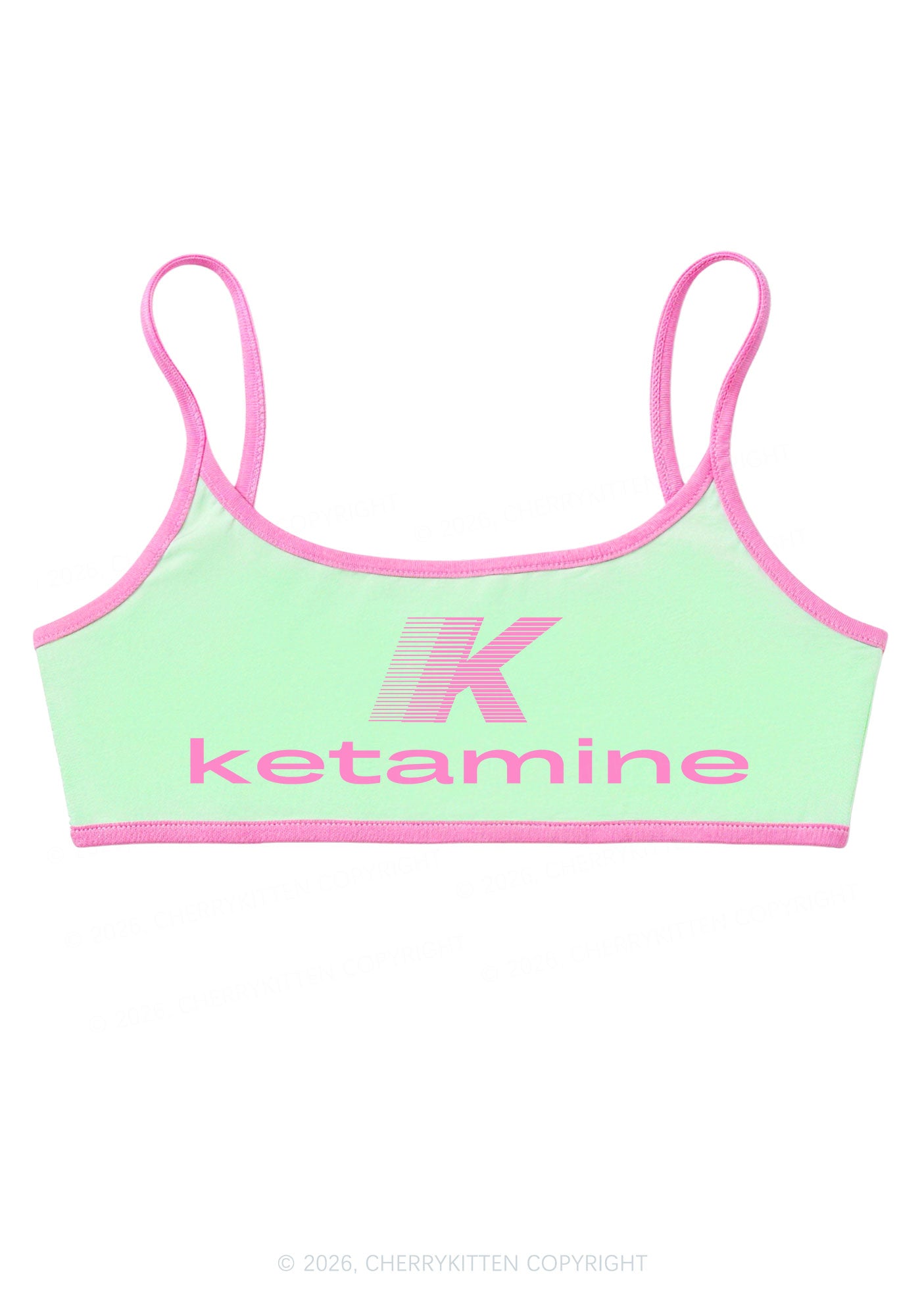 Big K Ketamxxe Y2K Super Crop Cami Cherrykitten