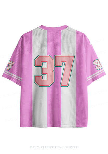 Custom Christmas Pink Santa Y2K Sport Jersey Shirts Cherrykitten