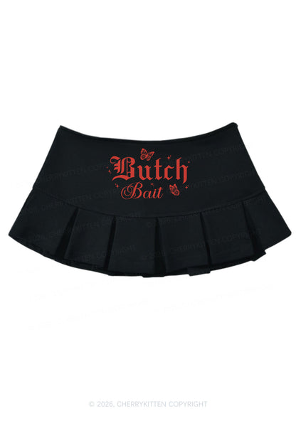 Butch Bait Pride Y2K Mini Pleated Skirts Cherrykitten