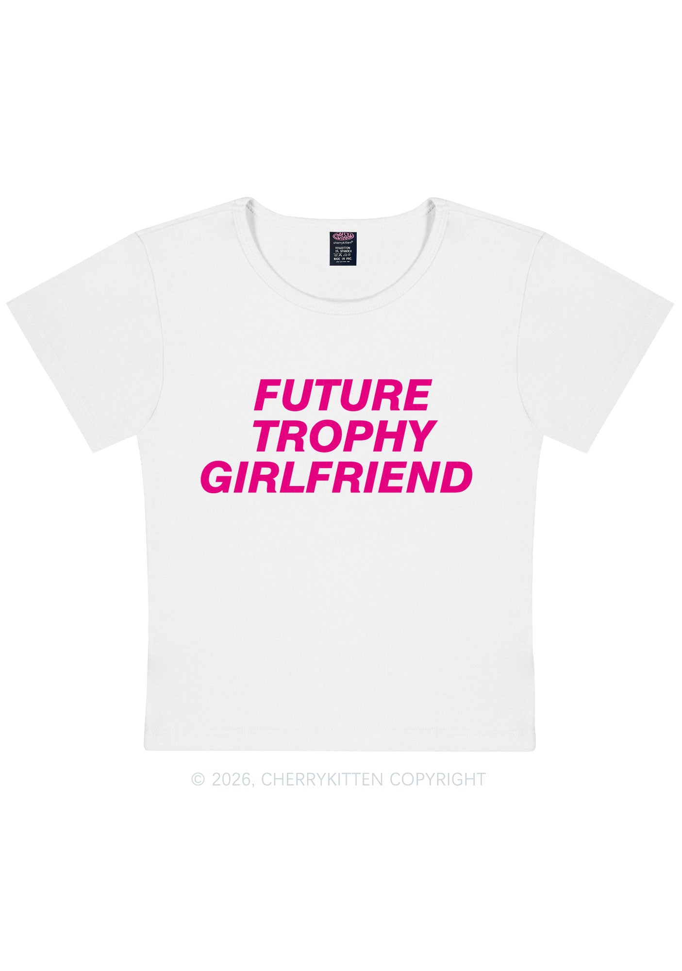 Future Trophy Girlfriend Y2K Baby Tee Cherrykitten