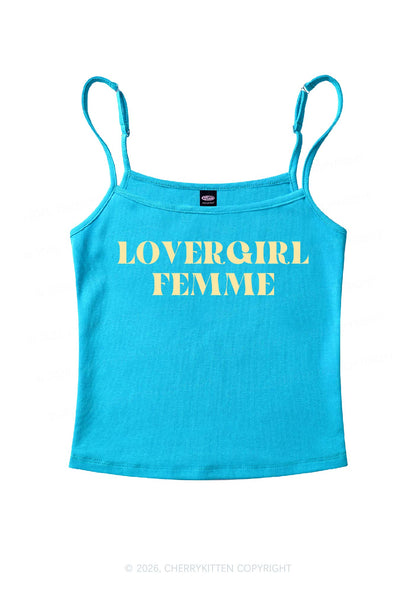 Lovergirl Femme Pride Y2K Spaghetti Strap Cami Cherrykitten