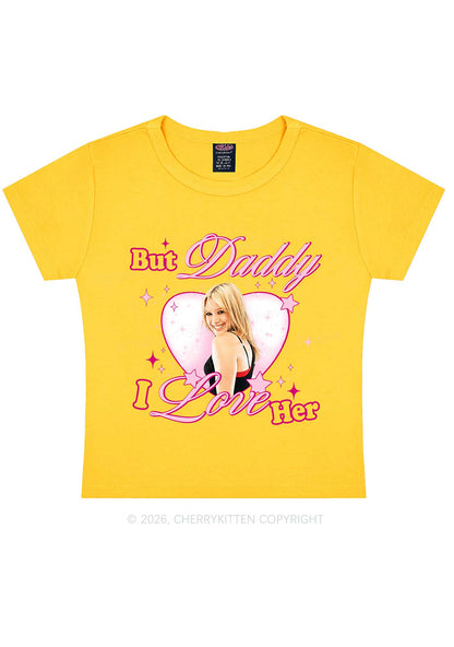 But Daddy I Love Her HD Y2K Baby Tee Cherrykitten