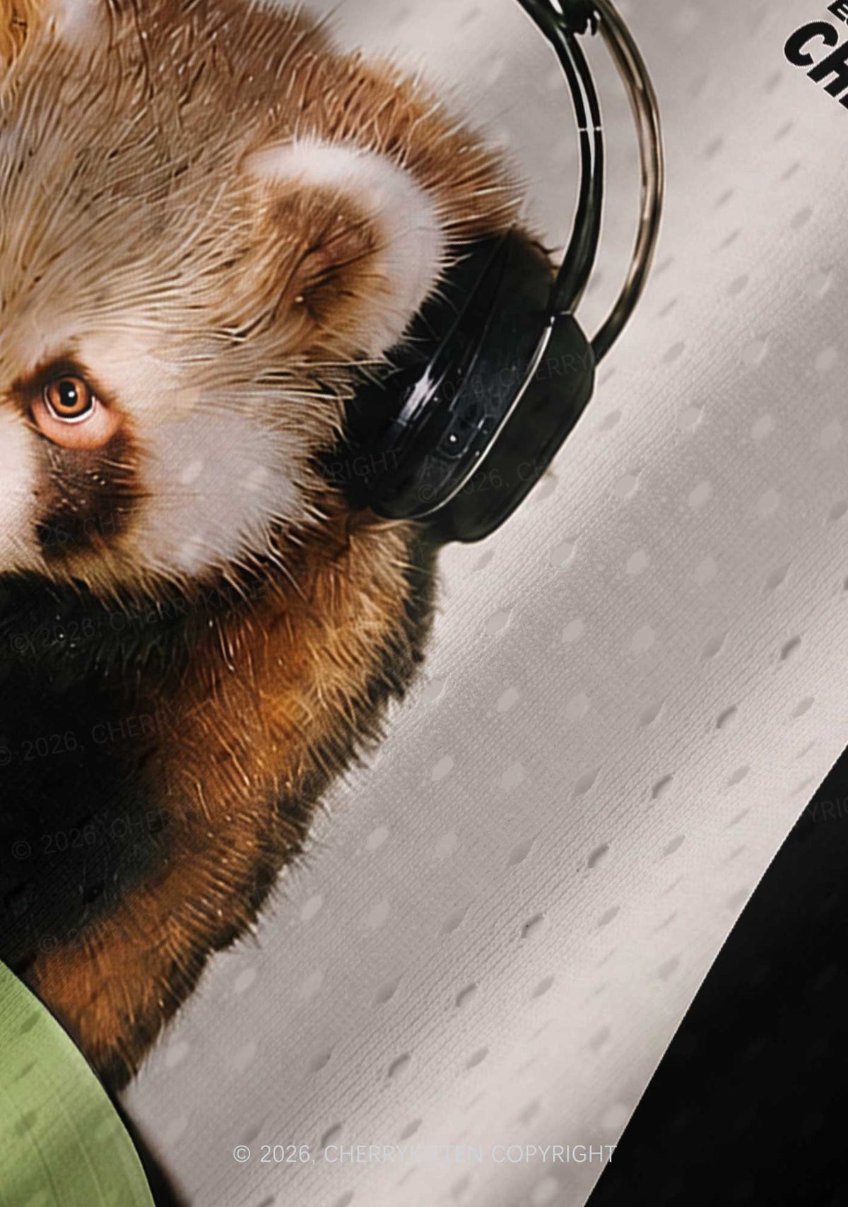Red Panda DJ Y2K Pet Jersey Cherrykitten