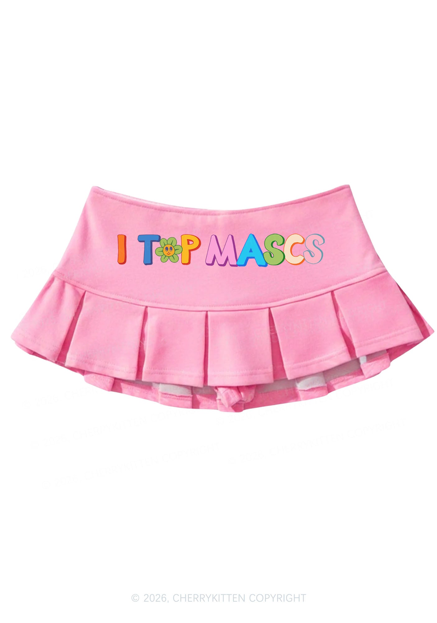 I Top Mascs Pride Y2K Mini Pleated Skirts Cherrykitten