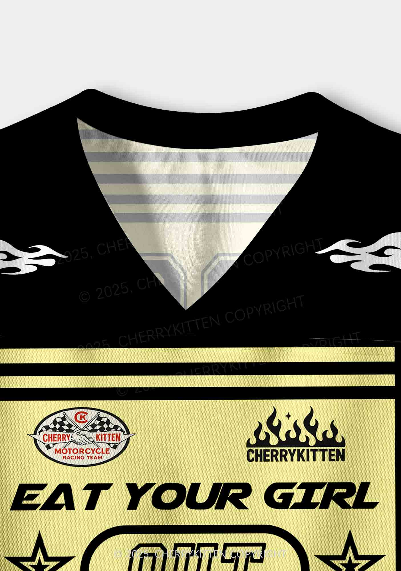 Custom Eat Your Girl Out Pride Y2K Crop Sport Jersey Shirts Cherrykitten