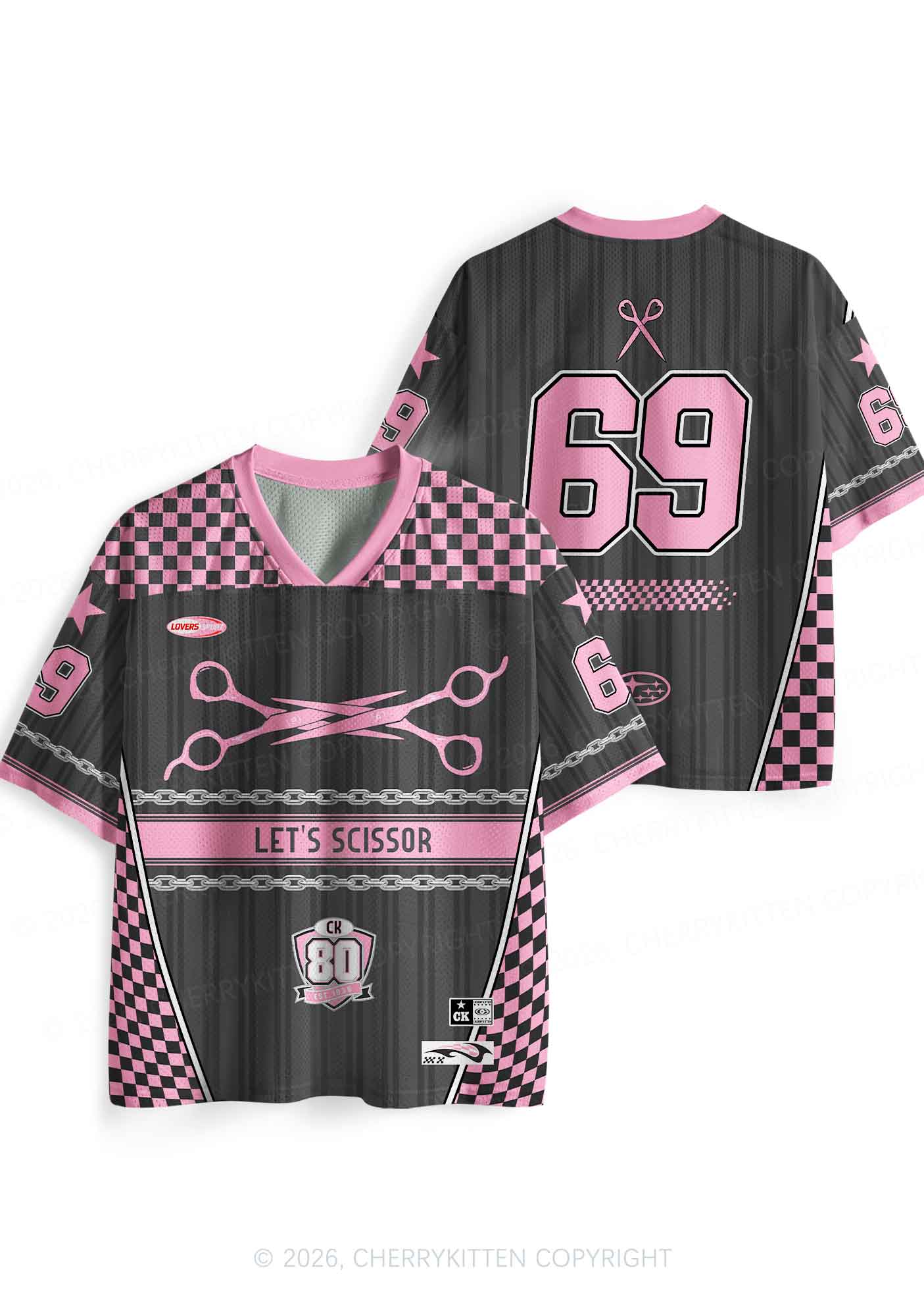 Lets Scissor Pride Y2K Sport Jersey Shirts Cherrykitten