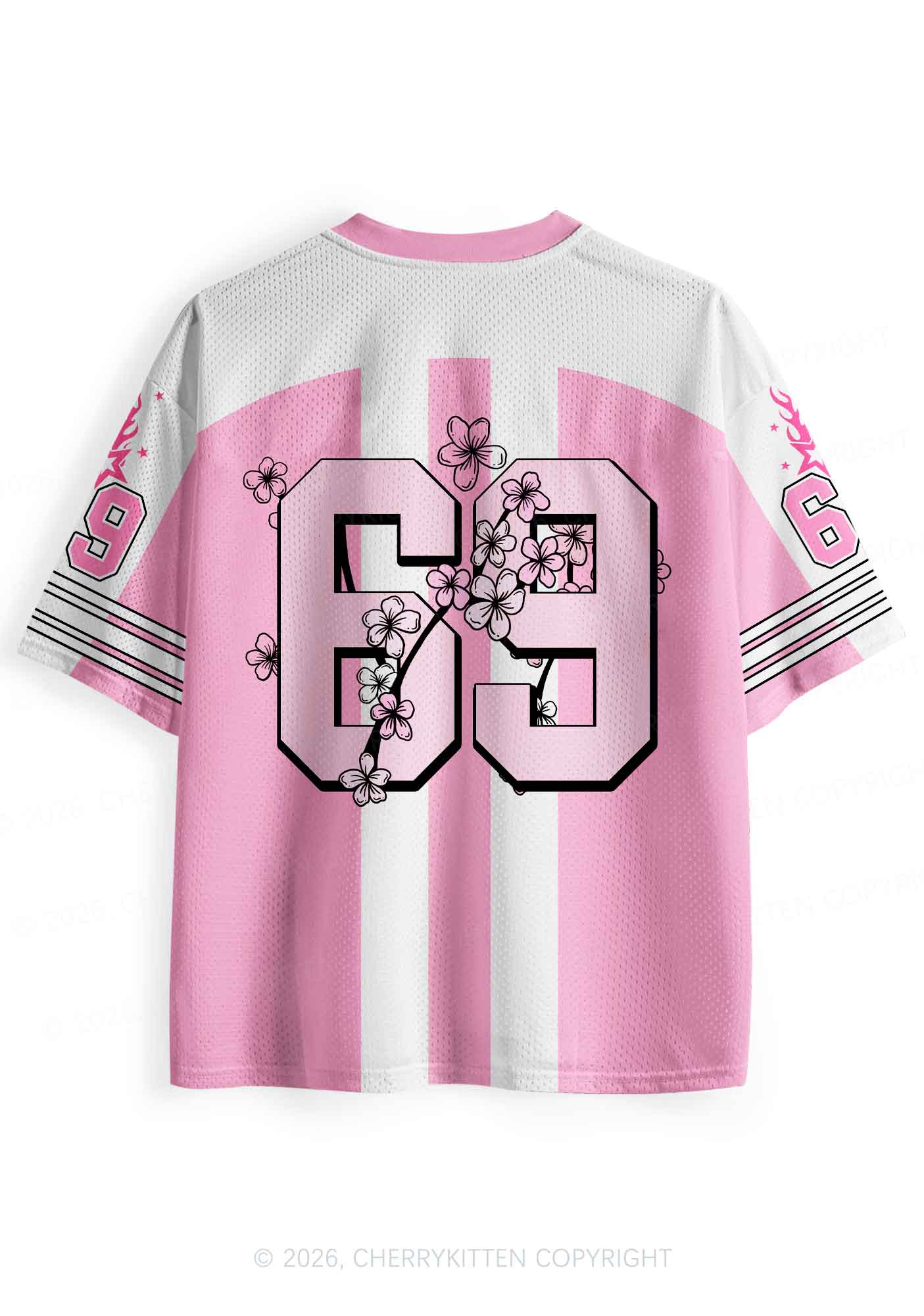 Sakura Alpha Male Unicorn Pride Y2K Sport Jersey Shirts Cherrykitten