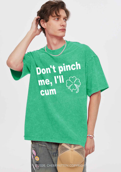 Dont Pinch Me St Patricks Y2K Shirts Washed Tee Cherrykitten