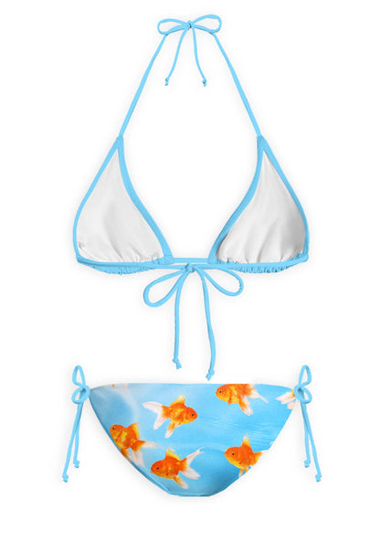 Goldfish Y2K Print Bikini Set Cherrykitten