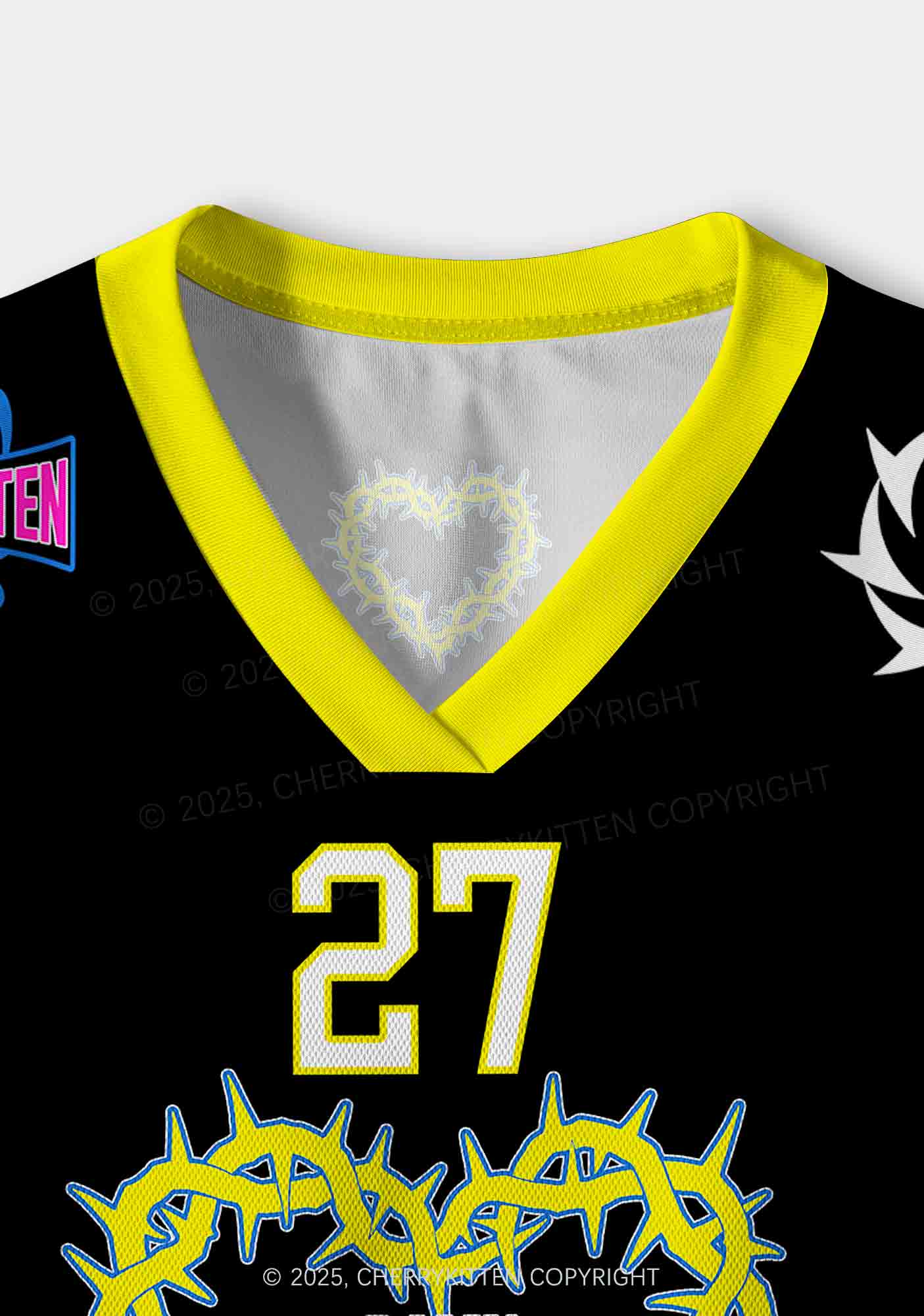 Custom I Look Fine Y2K Crop Sport Jersey Shirts Cherrykitten