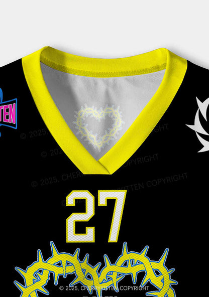 Custom I Look Fine Y2K Crop Sport Jersey Shirts Cherrykitten