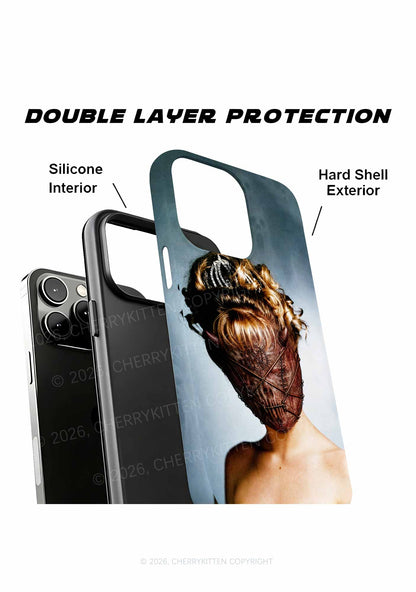 Halloween Demon Mask Woman Y2K Phone Case Cherrykitten