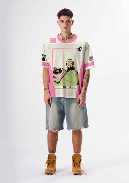 Red Panda The DJ Y2K Sport Jersey Shirts Cherrykitten